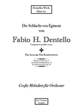 Die Schlacht von Egmont Op. 20 Orchestra sheet music cover